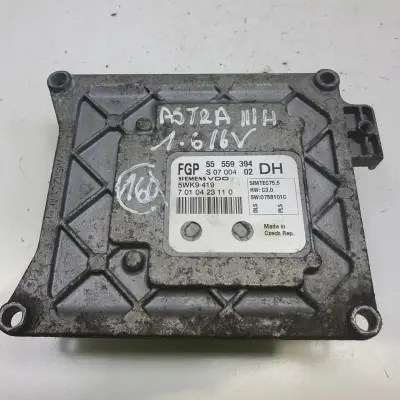 Opel Astra III H 1.6 16V STEROWNIK SILNIKA Komputer 55559394 5WK9419 DH