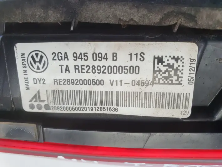 VW T-ROC TYLNIA TYLNA LAMPA LEWA lewy tył LED 2GA945094B