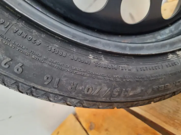 Opel Astra J Zafira C KOŁO DOJAZDOWE dojazdówka 115/70 R16 5x110 2160140