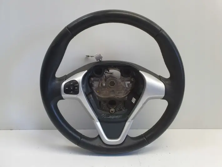Ford Fiesta MK7 SKÓRZANA KIEROWNICA Multifunkcyjna skóra 34126988A
