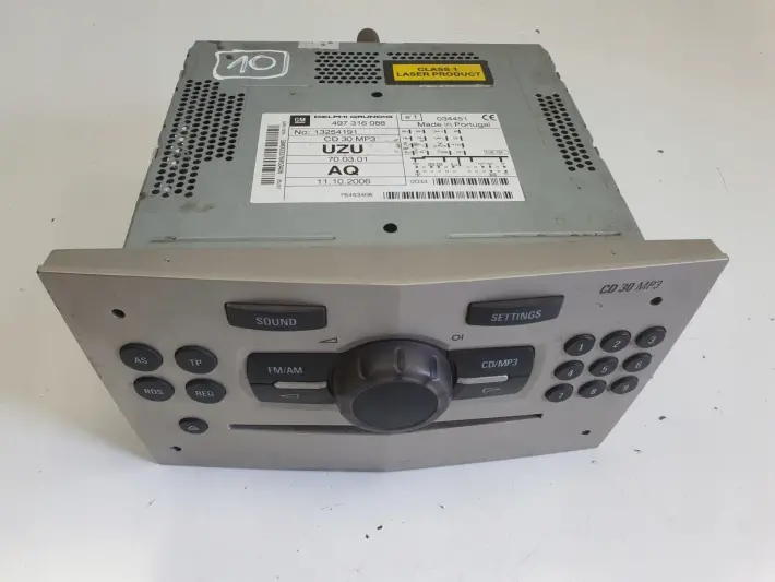 Opel Corsa D Meriva A RADIOODTWATRZACZ CD MP3 radio 13254191
