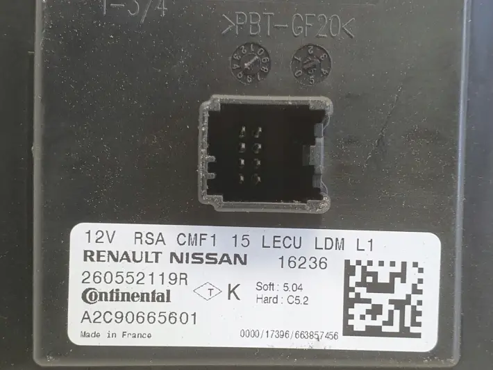 Renault Megane IV PRZETWORNICA MODUŁ LED lampy A2C90665601 260552119R