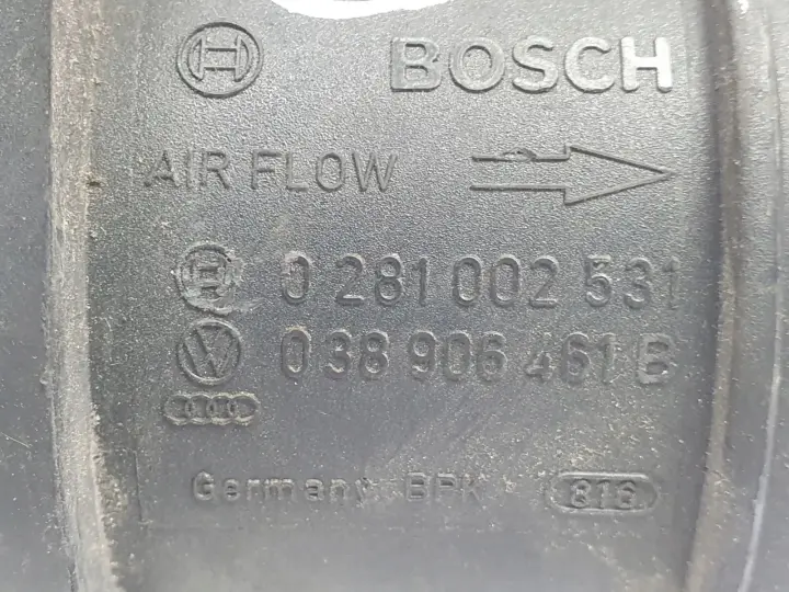 Audi A3 8L 1.9 TDI PRZEPŁYWOMIERZ POWIETRZA 0281002531 038906461B