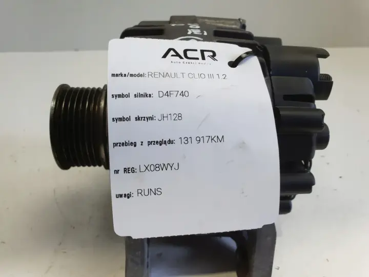 Renault Clio III 1.2 16V ALTERNATOR 8200654541