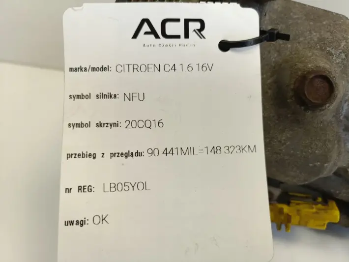 CITROEN C4 1.6 16V SPRĘŻARKA KLIMATYZACJI 9651910980