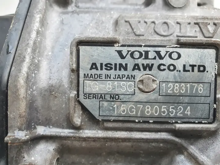 Volvo S80 II 2.0 T T5 AUTOMATYCZNA SKRZYNIA BIEGÓW