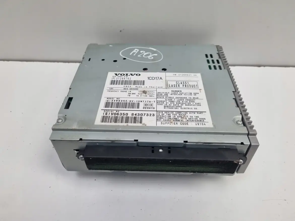 Volvo S40 II V50 RADIO CD radioodtwarzacz CZYTNIK PŁYT 31266762