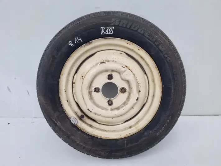 KOŁO ZAPASOWE Zapas felga 145/80 R14 4x105 Bridgestone Ecopia B381 2008