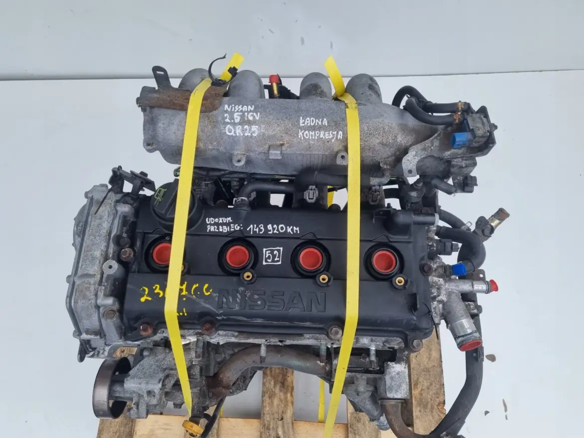 SILNIK KOMPLET Nissan X-Trail T30 2.5 16V ładna kompresja QR25 QR25DE