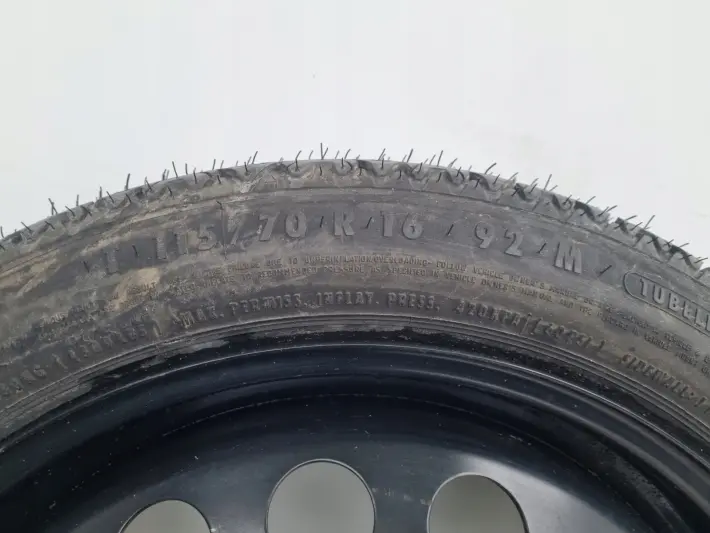 Opel Astra H KOŁO DOJAZDOWE dojazdówka 115/70 R16 4x100 2160126