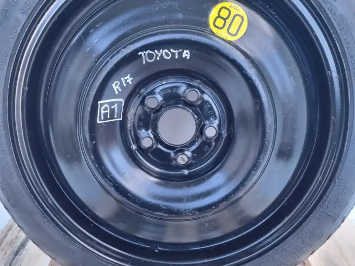 Toyota Avenis T25 KOŁO DOJAZDOWE Dojazdówka 125/70 R17 D17 5x100 2170600