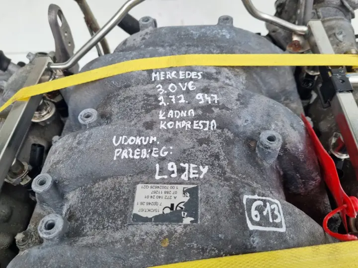 SILNIK KOMPLET Mercedes W204 3.0 V6 231KM 272947 272.947