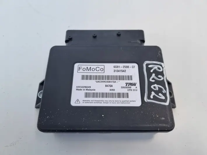 Volvo S80 II V70 III XC70 II MODUŁ HAMULCA RĘCZNEGO Sterownik 6G91-2598-CF