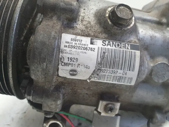 Mini One R56 1.4 16V VTi SPRĘŻARKA KLIMATYZACJI 9223392