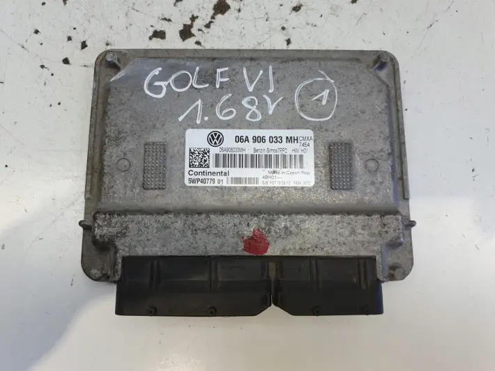 VW Golf VI 1.6 8V STEROWNIK SILINIKA komputer 06A906033MH 5WP4077901