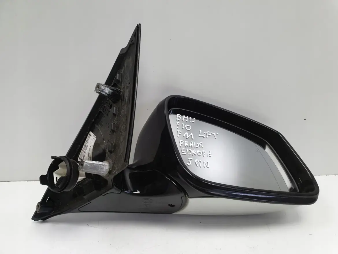 BMW F10 F11 10-13r LUSTERKO PRAWE PASAŻERA 5 PIN EUROPA