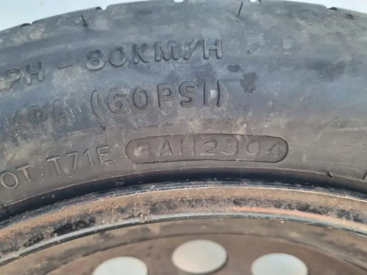 Volvo S80 V70 S60 I KOŁO DOJAZDOWE dojazdówka 125/80 R17 9209872