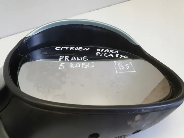 Citroen Xsara Picasso 98-12r LUSTERKO PRAWE PASAŻERA 5 kabli