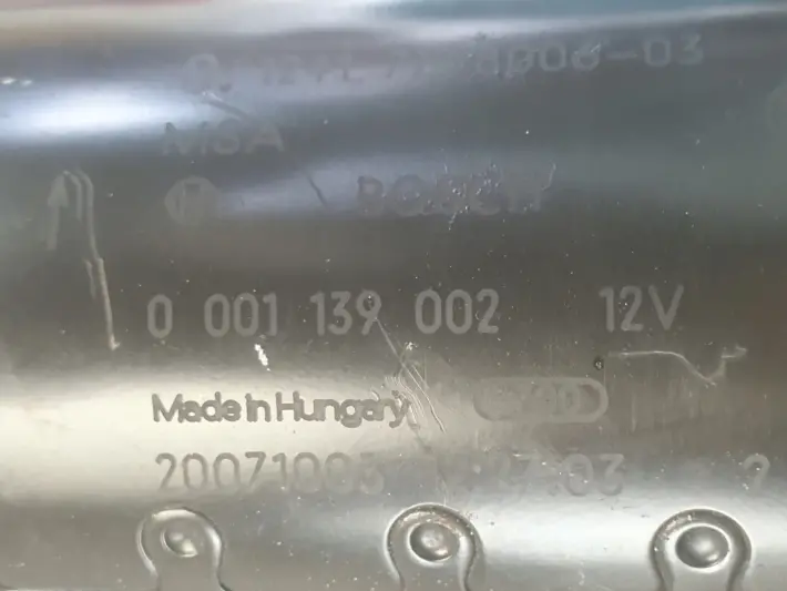 BMW E87 E90 2.0 D ROZRUSZNIK bosch 0001139002