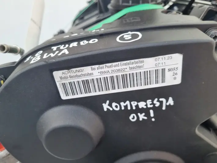 SILNIK KOMPLET Skoda Octavia II 2.0 TFSI T TURBO dokumenty 167tyś BWA