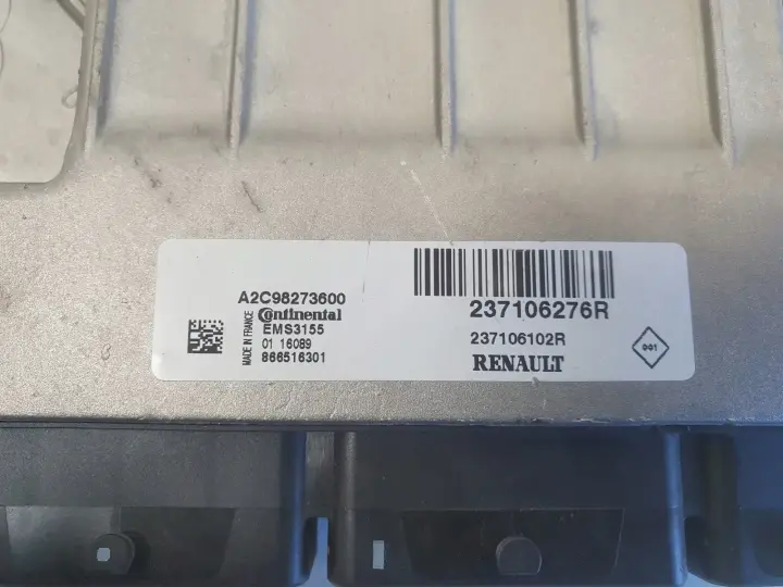 Dacia Lodgy Duster 1.2 KOMPUTER SILNIKA sterownik 237106276R A2C98273600
