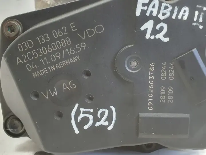 Seat Ibiza III VW Polo IV Skoda Fabia I 1.2 6V PRZEPUSTNICA 03D133062E