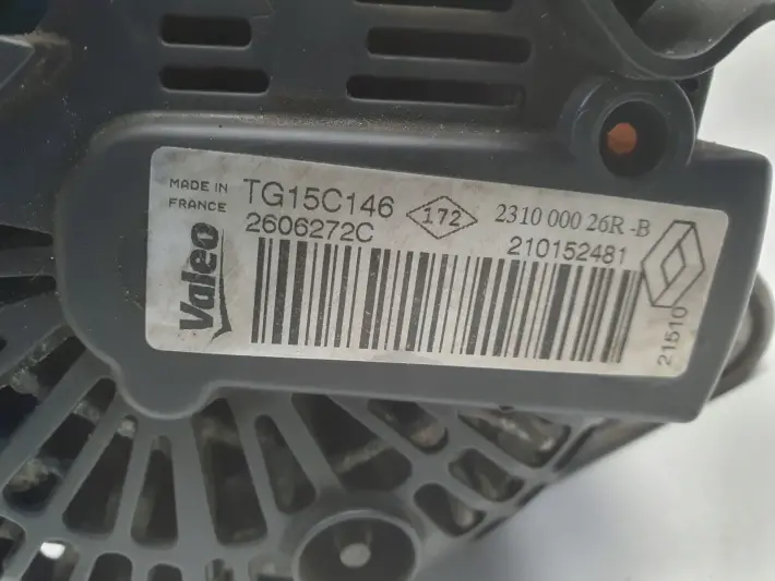 Renault Megane III 1.5 DCI ALTERNATOR 231000026R valeo