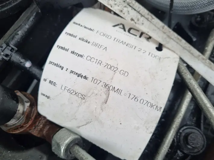 SILNIK KOMPLET Ford Transit VII MK7 2.2 TDCI 100KM serwisowany 176tyś DRFA