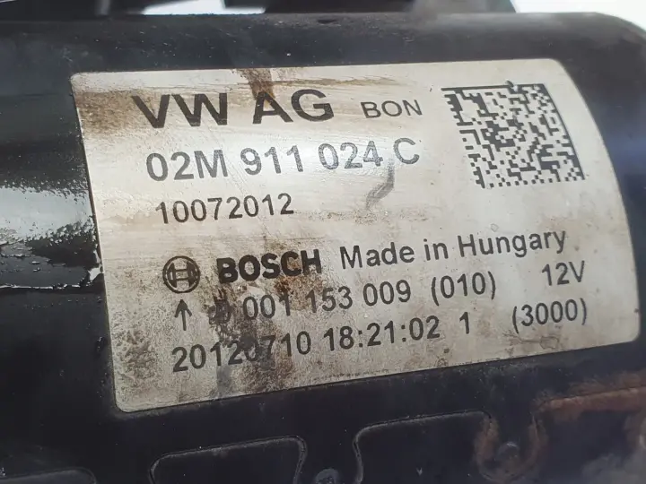 VW Passat B7 2.0 TDI ROZRUSZNIK bosch 02M911024C