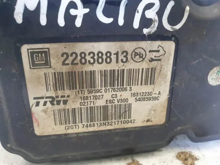 Chevrolet Malibu POMPA ABS hamulcowa 22838813