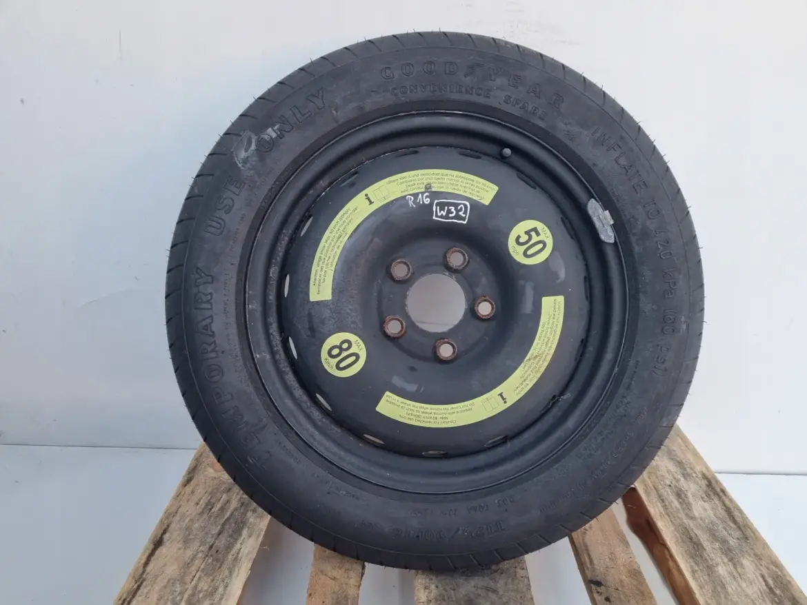Mercedes W169 W245 KOŁO DOJAZDOWE dojazdówka 125/90 R16 5x112 1694000802