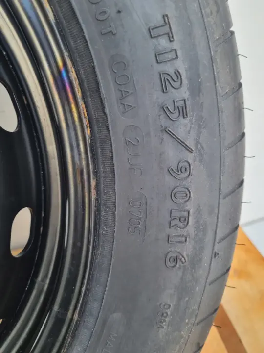 Mercedes W169 W245 KOŁO DOJAZDOWE dojazdówka 125/90 R16 5x112 1694000802