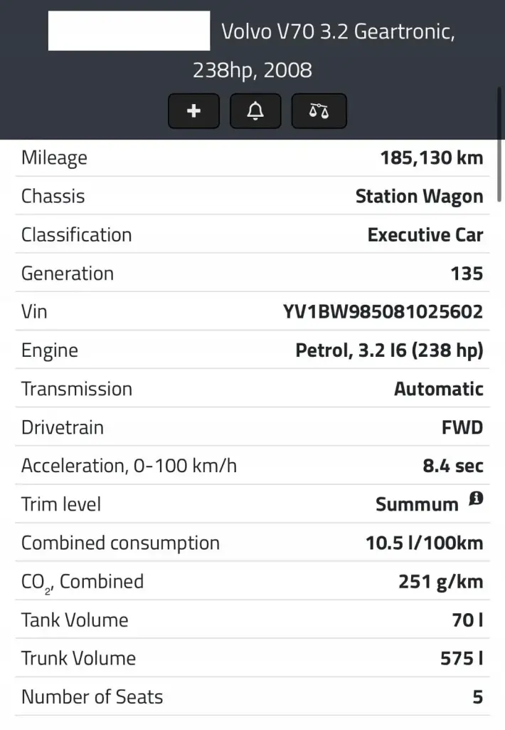 Volvo V70 III 3.2 AUTOMATYCZNA SKRZYNIA BIEGÓW automat TF-80SC 30751901