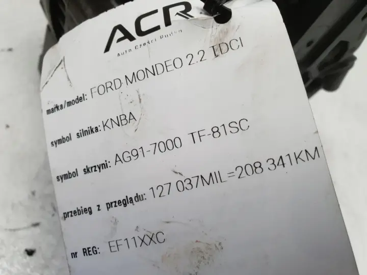 Ford Mondeo MK4 2.2 TDCI ALTERNATOR