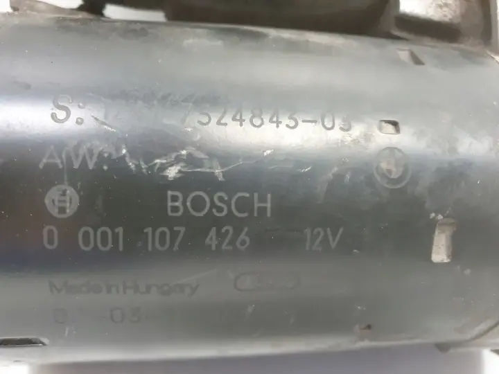 BMW E87 E90 2.0 i ROZRUSZNIK bosch 7524843 0001107426