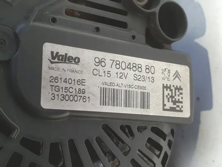 Peugeot 308 I 1.6 HDI ALTERNATOR valeo 9678048880