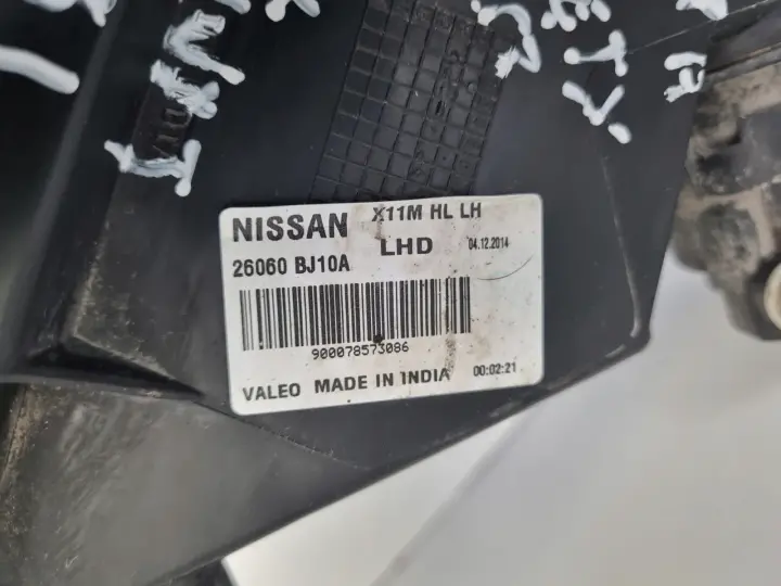 Nissan NV200 NV 200 PRZEDNIA LAMPA LEWA lewy przód EUROPA 26060-BJ10A