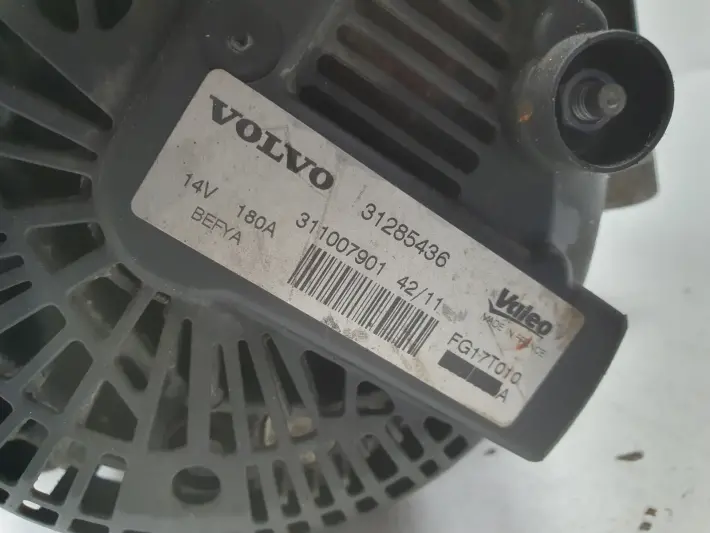 Volvo S60 II V60 1.6 T3 ALTERNATOR valeo 31285436 180A