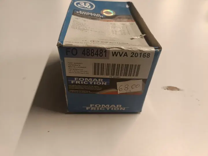 Seat Ibiza II Cordoba I Toledo VW Golf III PRZEDNIE KLOCKI HAMULCOWE 488481