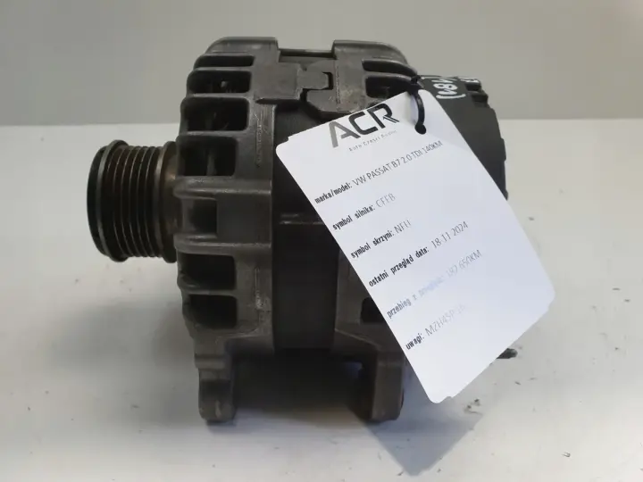 VW Passat B7 2.0 TDI ALTERNATOR CFFB