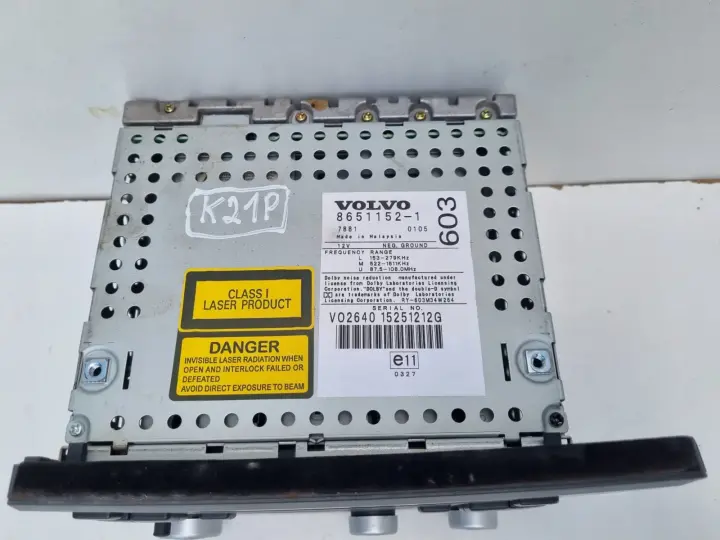 Volvo S60 I XC70 I V70 II RADIOODTWARZACZ CD Radio HU-603 8651152