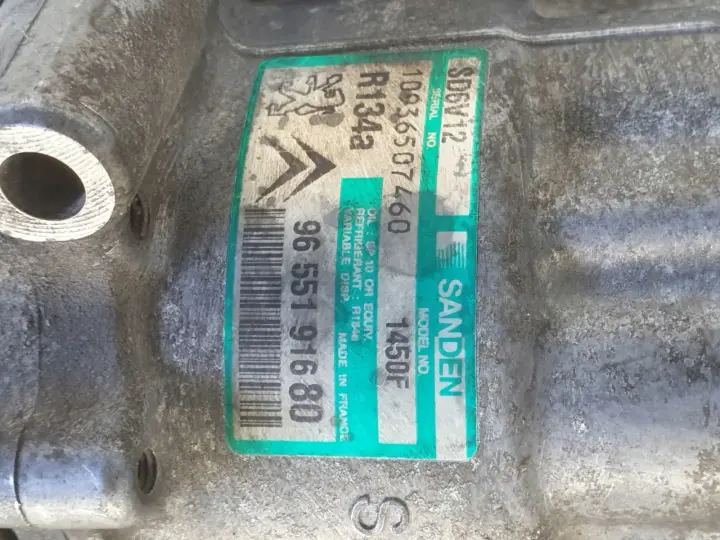 Citroen C3 1.4 HDI SPRĘŻARKA KLIMATYZACJI 9655191680