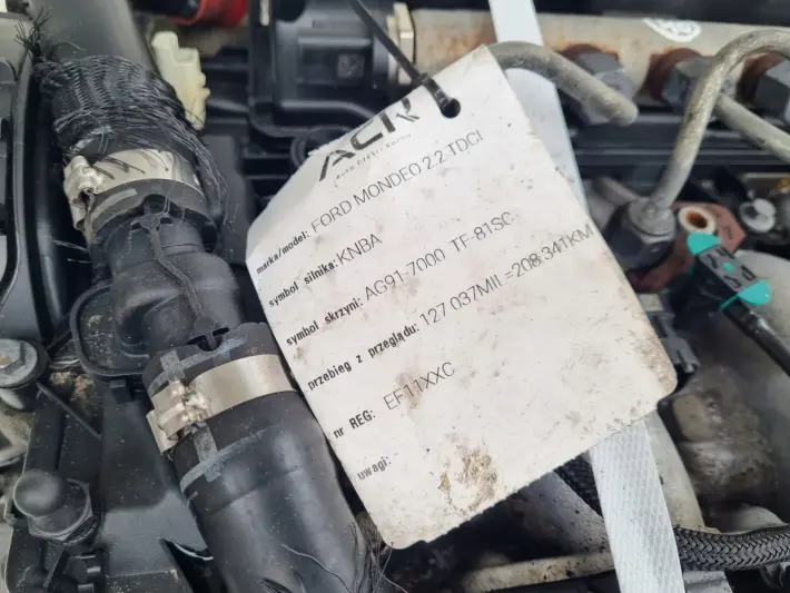 SILNIK KOMPLET Ford Mondeo IV MK4 2.2 TDCI 200KM udokumentowane 208tyś KNBA
