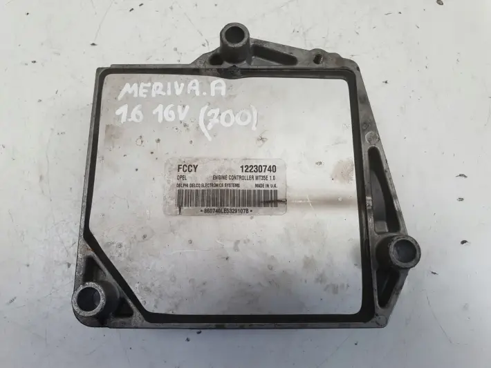 Opel Meriva A 1.6 16V STEROWNIK SILNIKA Komputer 12230740 FCCY