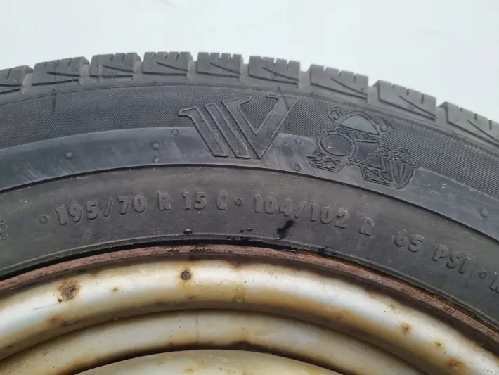 Ford Transit KOŁO ZAPASOWE Zapas felga 1C151007AC 195/70 R15C 5x160 2150829