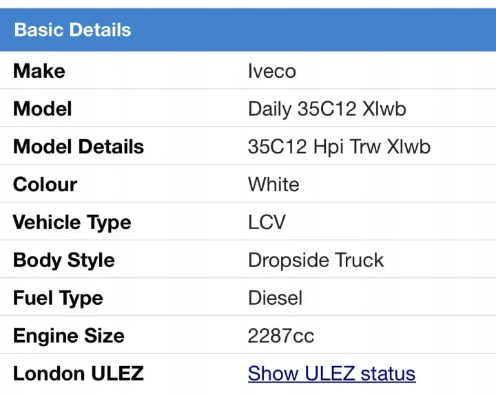 IVECO DAILY III LIFT IV 2.3 HPI 35C12 06-14r TYLNI MOST TYLNY TYŁ BLIZNIAK