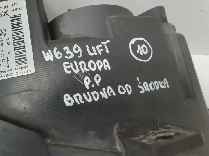 Mercedes Vito Viano W639 LIFT PRZEDNIA LAMPA PRAWA prawy przód A6398201961