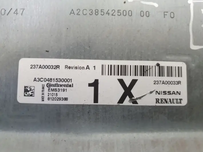 Renault Megane IV 1.6 STEROWNIK SILNIKA komputer 237A00032R