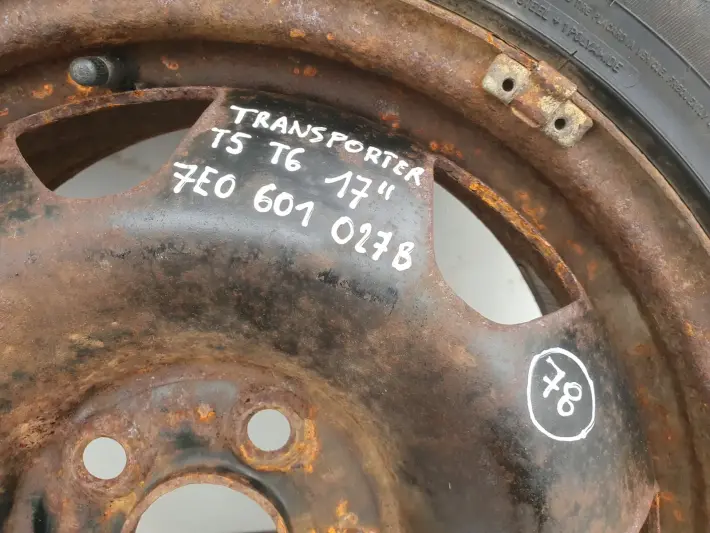 VW Transporter T5 KOŁO ZAPASOWE Zapas 235/55 R17
