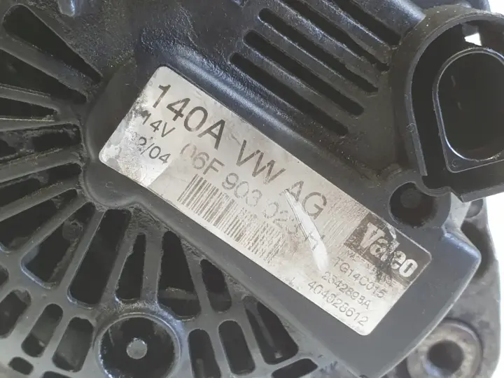 Audi A4 B7 2.0 TDI ALTERNATOR 06F903023H valeo 140A